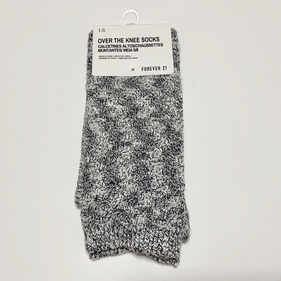 Marled Over the Knee High Socks - Picture 2 of 2